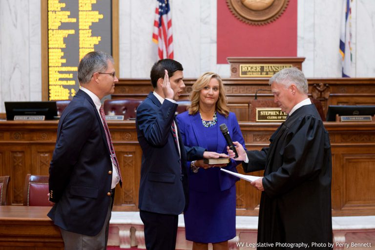 Delegate Trenton Barnhart Takes Oath of Office