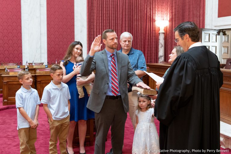 Jordan Maynor Sworn In as Delegate for 28th District