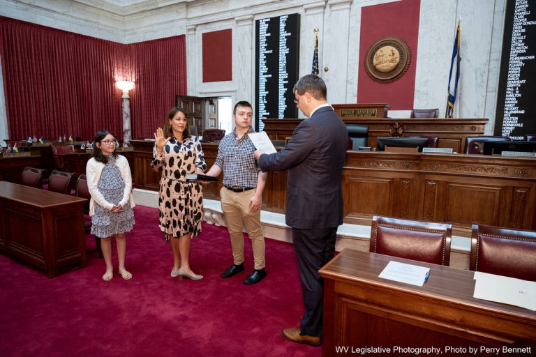 Diana Winzenried Sworn in as Delegate for the 4th District