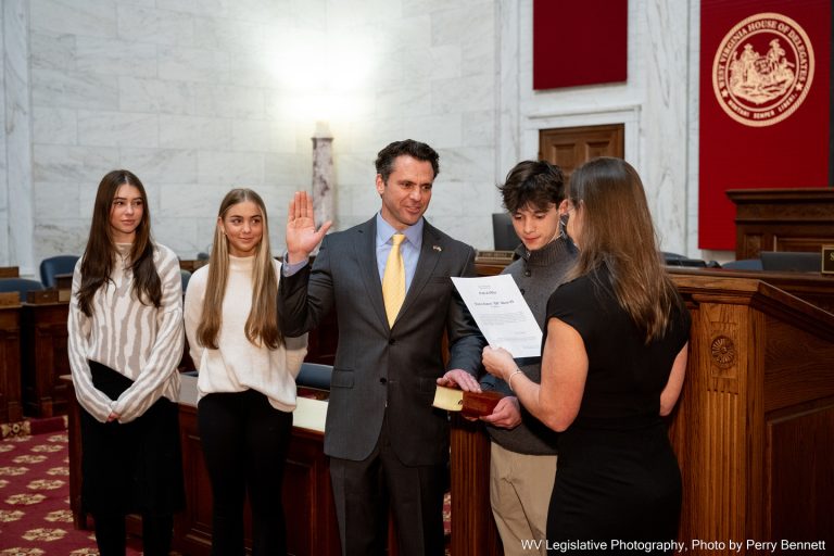 James Robert (JB) Akers II Sworn in as Delegate from the 55th District